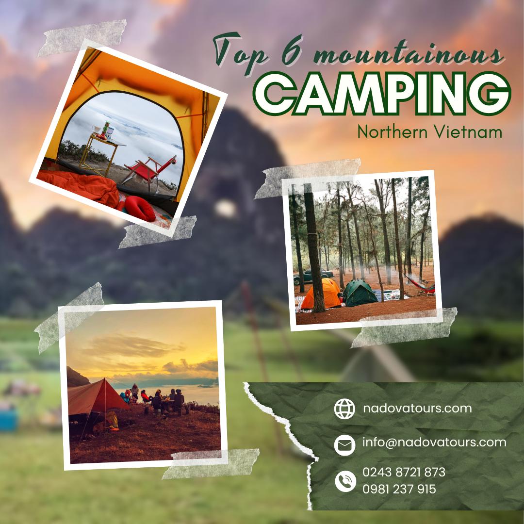 Top 6 mountainous camping destinations in Northern Vietnam